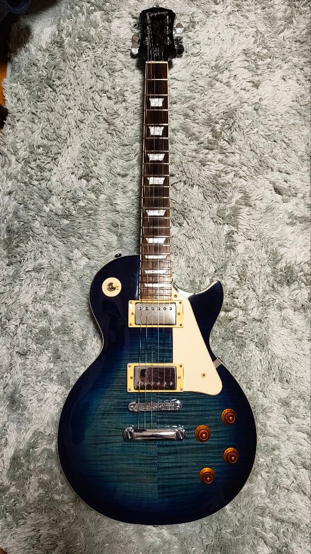 エピフォンレスポールスタンダード　2004年製　ブルーバースト
