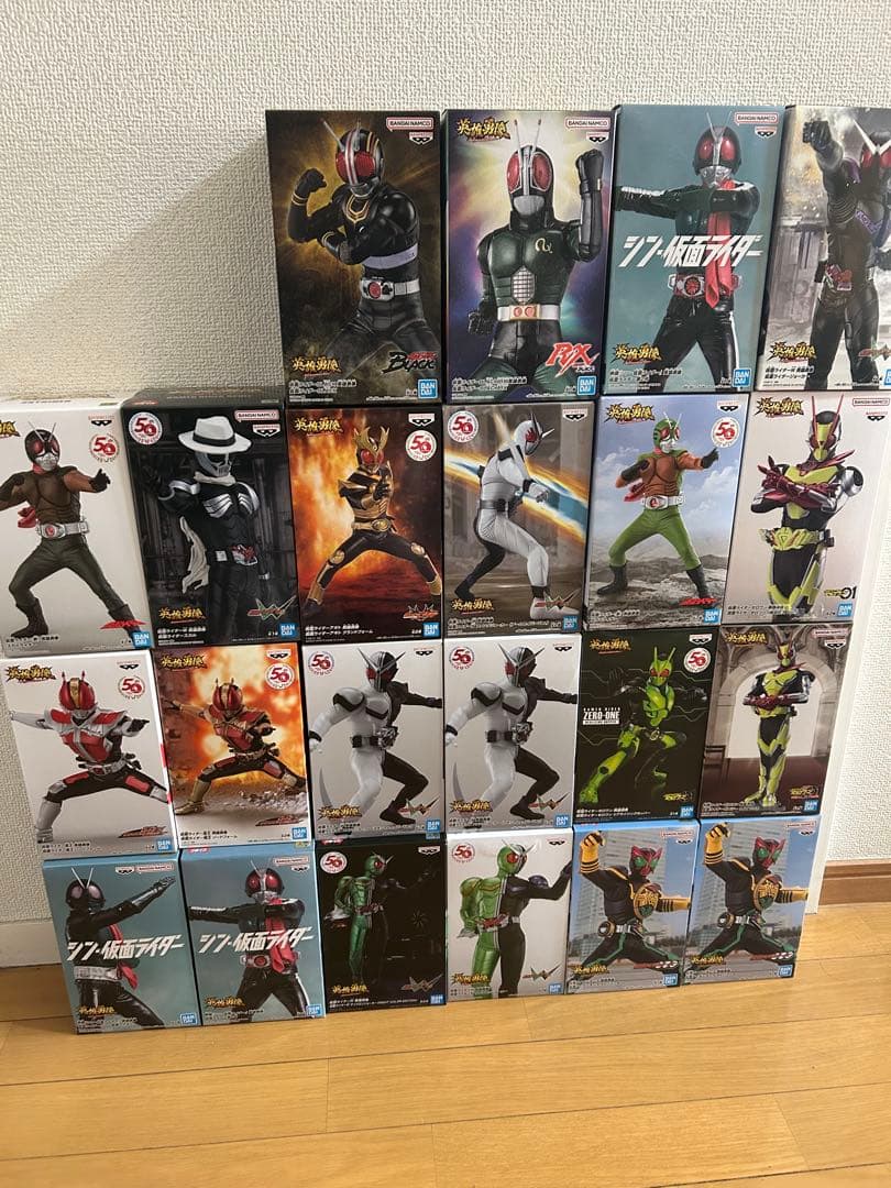 仮面ライダー　英雄勇像　色々　フィギュア