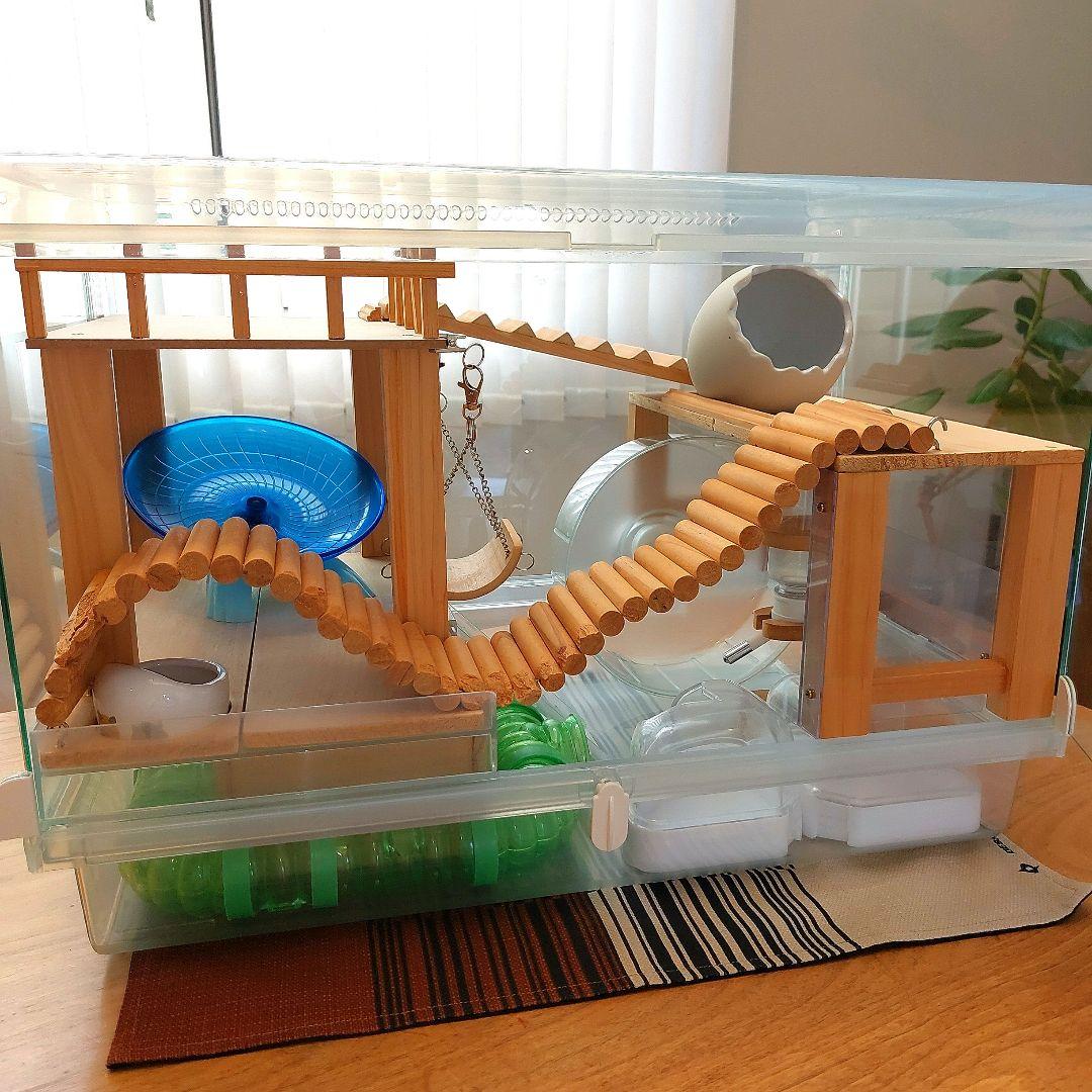 GEX GlassHarmony600Highグラスハーモニー　ハムスターゲージ