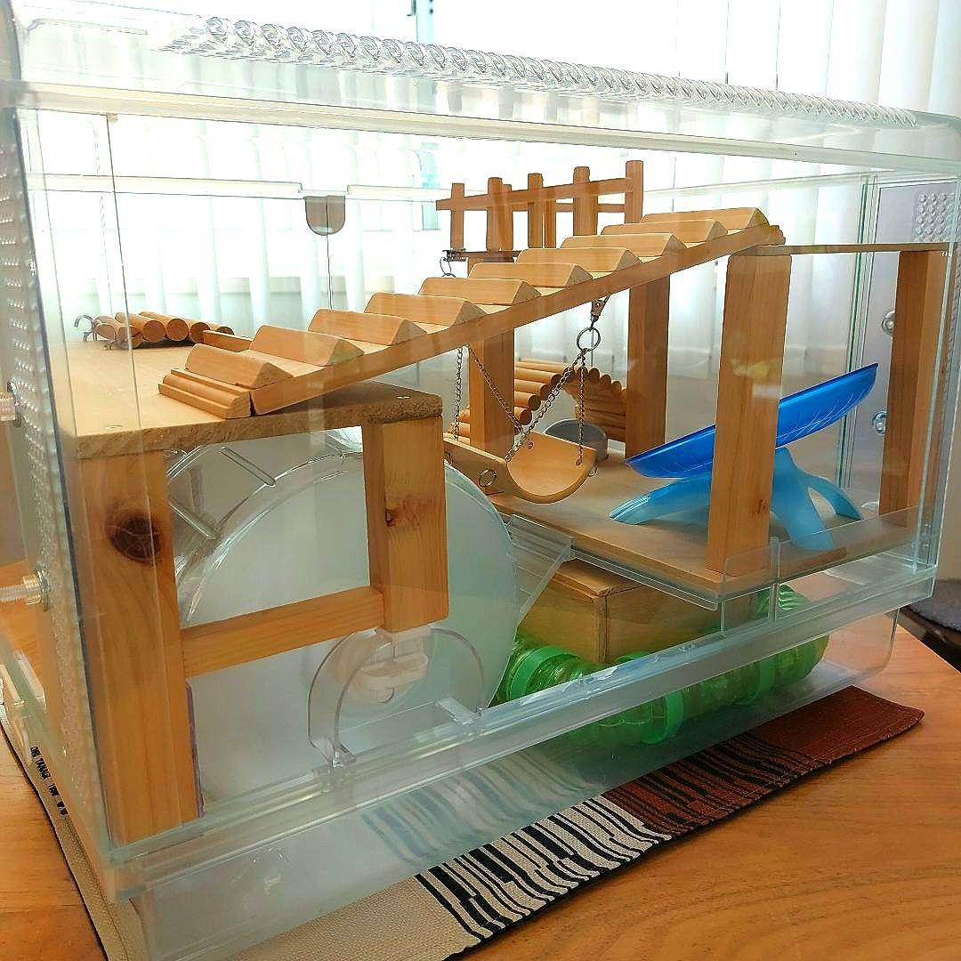 GEX GlassHarmony600Highグラスハーモニー　ハムスターゲージ