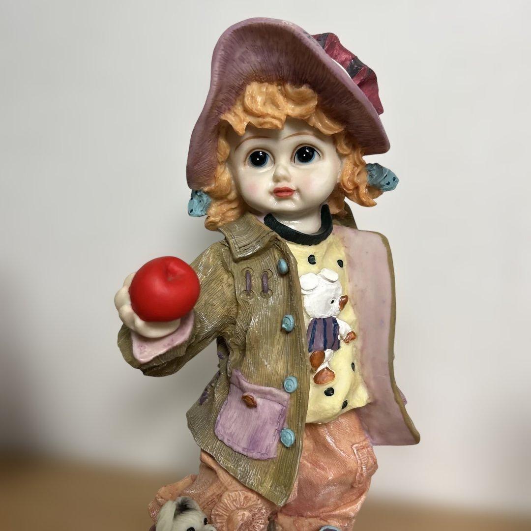 自宅保管品　美品　アンティーク　男の子女の子　人形　ドール　置物