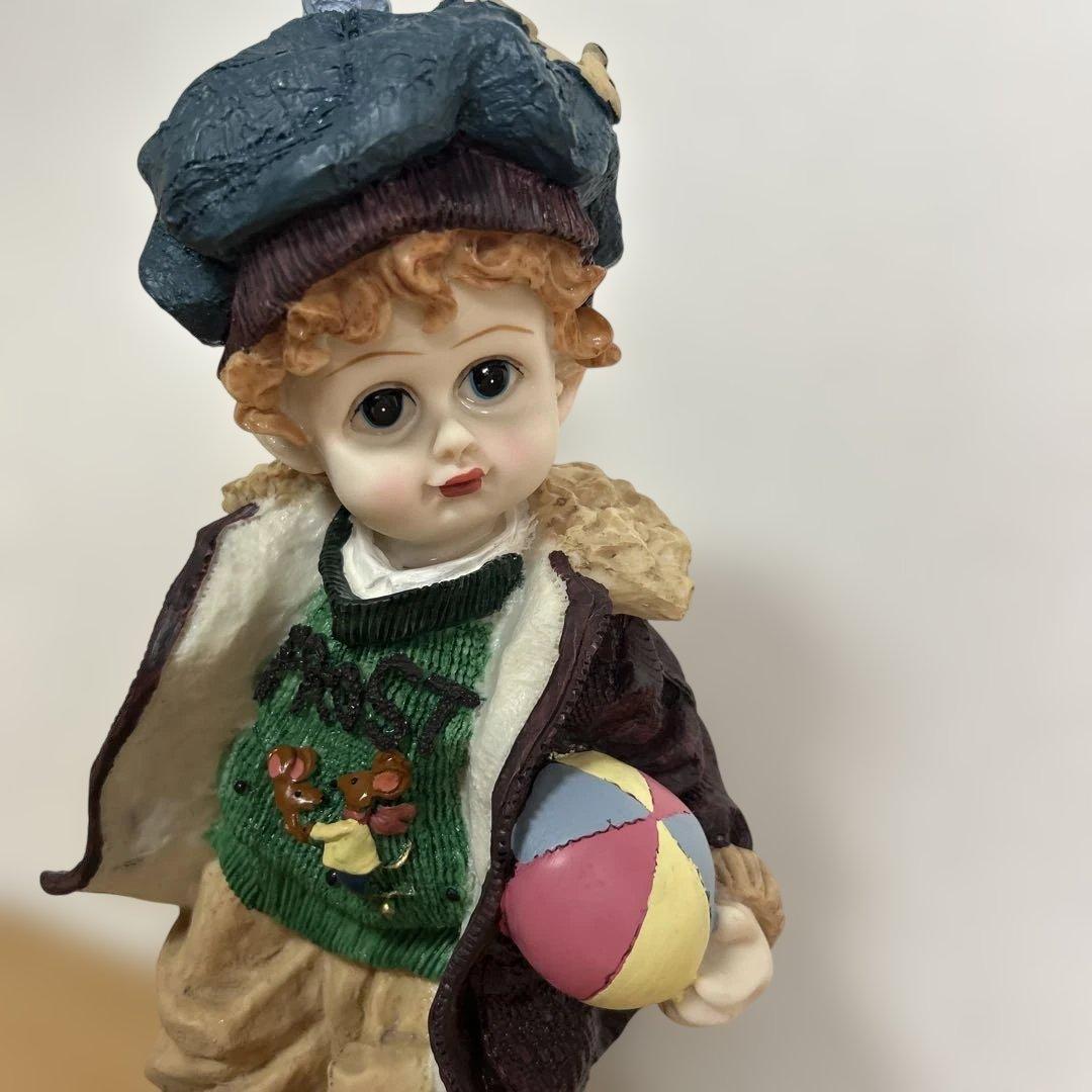 自宅保管品　美品　アンティーク　男の子女の子　人形　ドール　置物