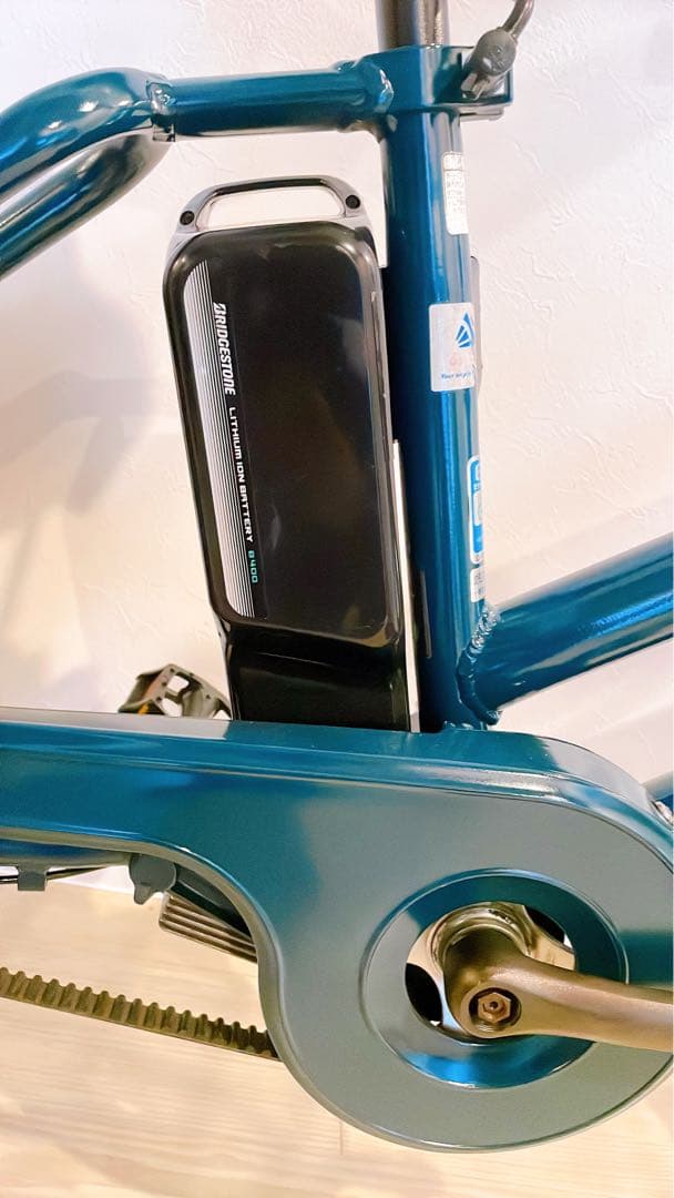 BRIDGESTONE24/20インチ電動アシスト自転車-ブルー,一体型3段変速