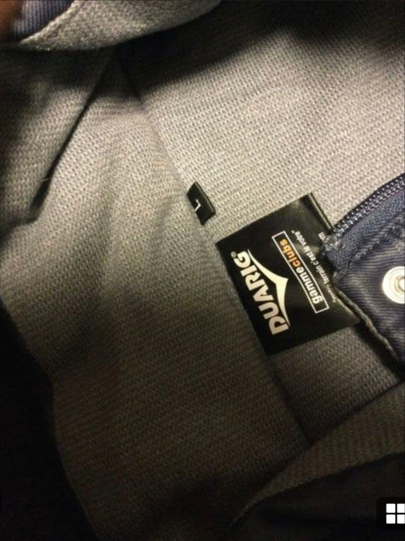 DUARIG デュアリグ 裏地ボア 中綿ベンチコート ネイビー系 Lサイズ