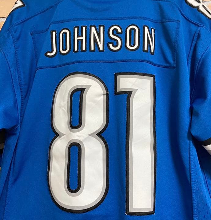 ナイキ製　NFL デトロイト・ライオンズ ユニフォーム [スペシャルセール！]