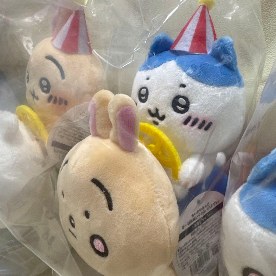 【お顔超厳選】ちいかわらんど ぴーぽぽぬいぐるみ 3個セット