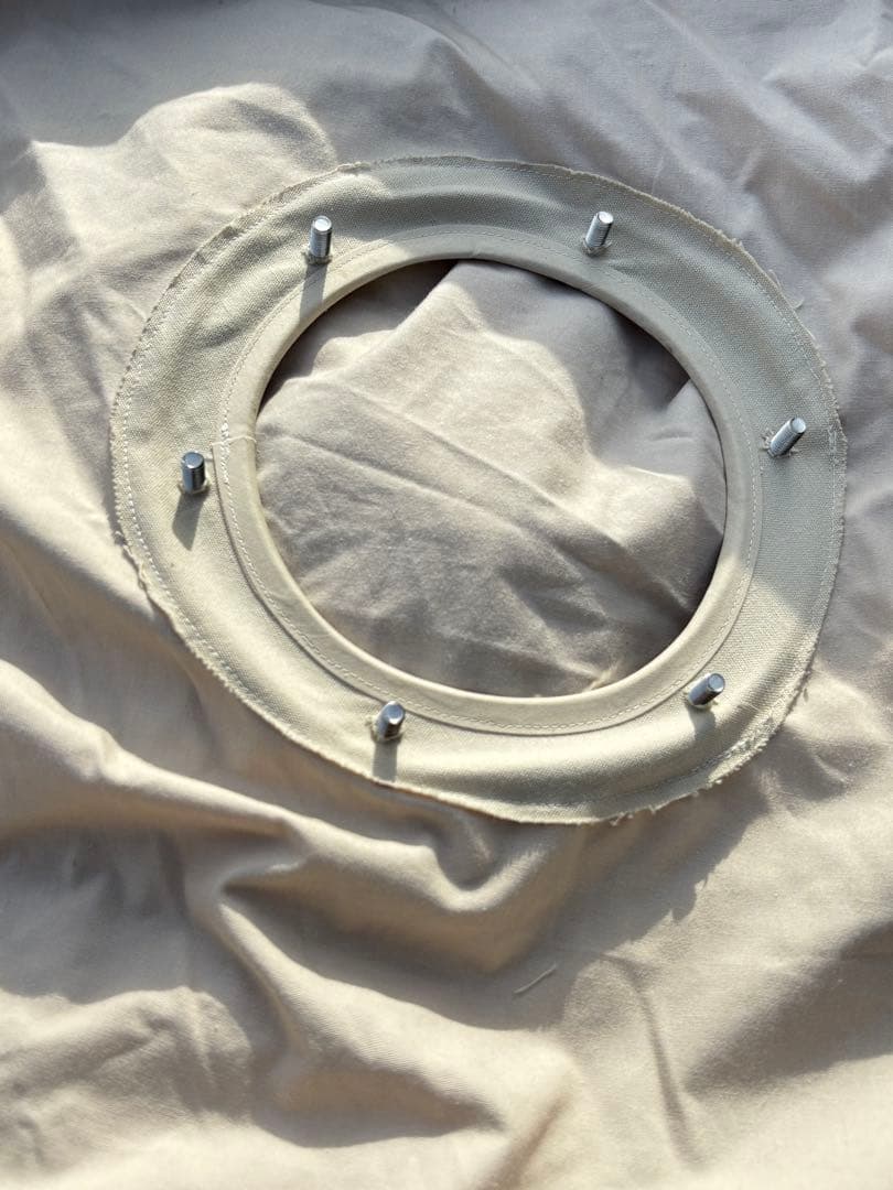 美品 ノルディスク アスガルド ジップインフロアーセットセット 薪ストーブ加工