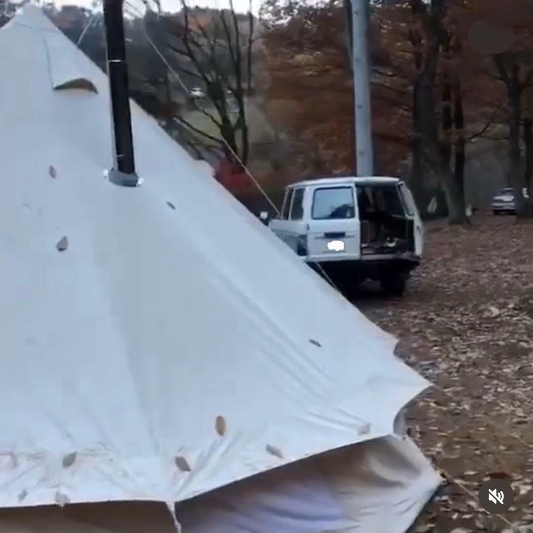 美品 ノルディスク アスガルド ジップインフロアーセットセット 薪ストーブ加工