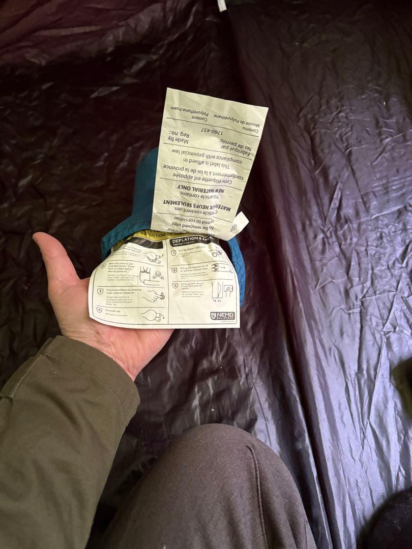 NEMO クウェーザー3Dインシュレーテッドマット