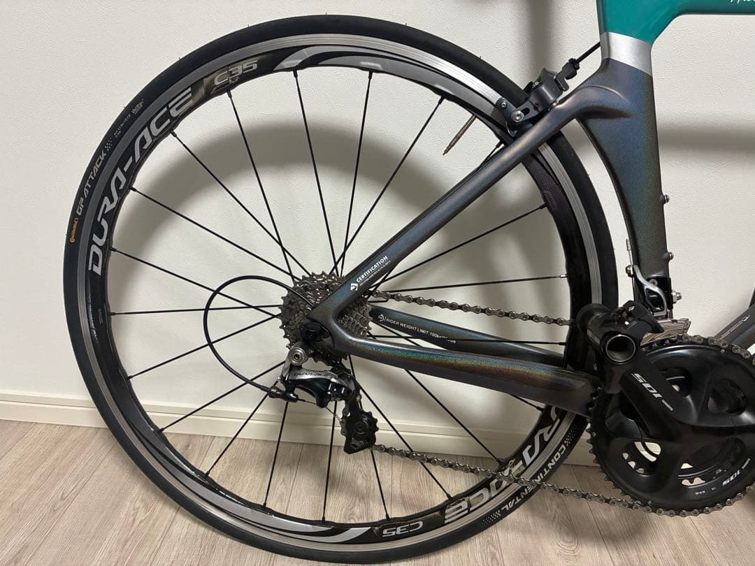 DURA-ACE wh-9000 C35 dt swissスキュワー付き