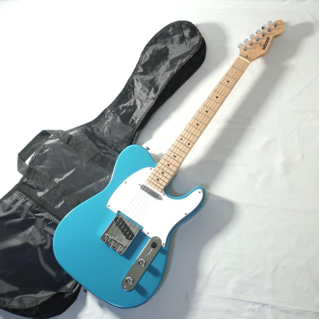 SELDER TL-17/DB テレキャスタイプ エレキギター ブルー ケース付