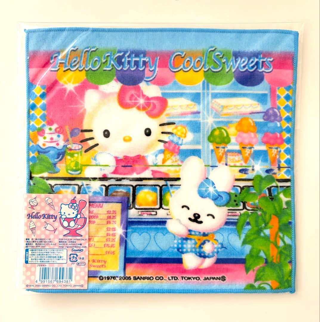 公*o様 サンリオ　ハローキティ　クールスイーツ プチタオル タオル