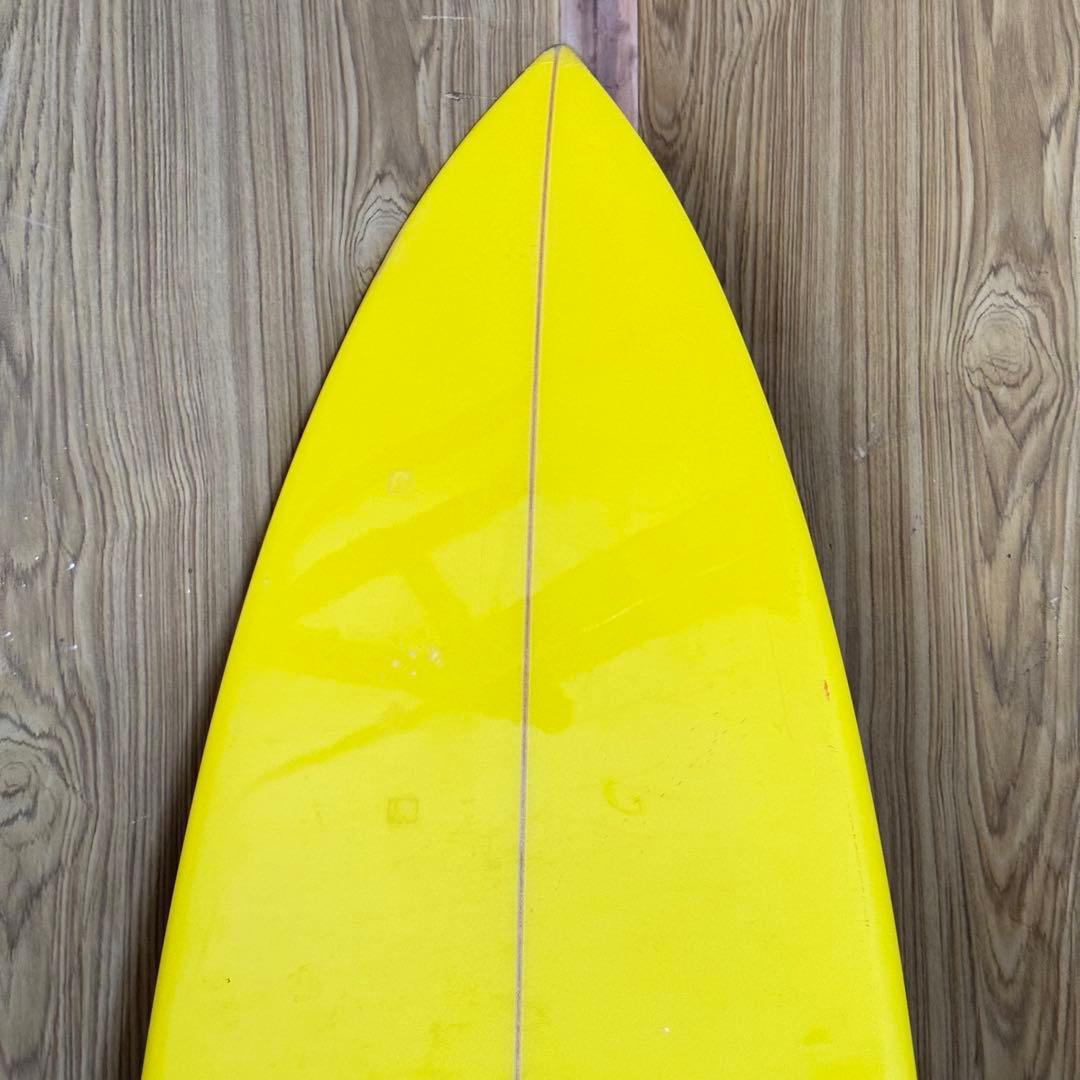 送料無料！使用回数の少ない綺麗な6.0ftファンボードサーフボードトライフィン
