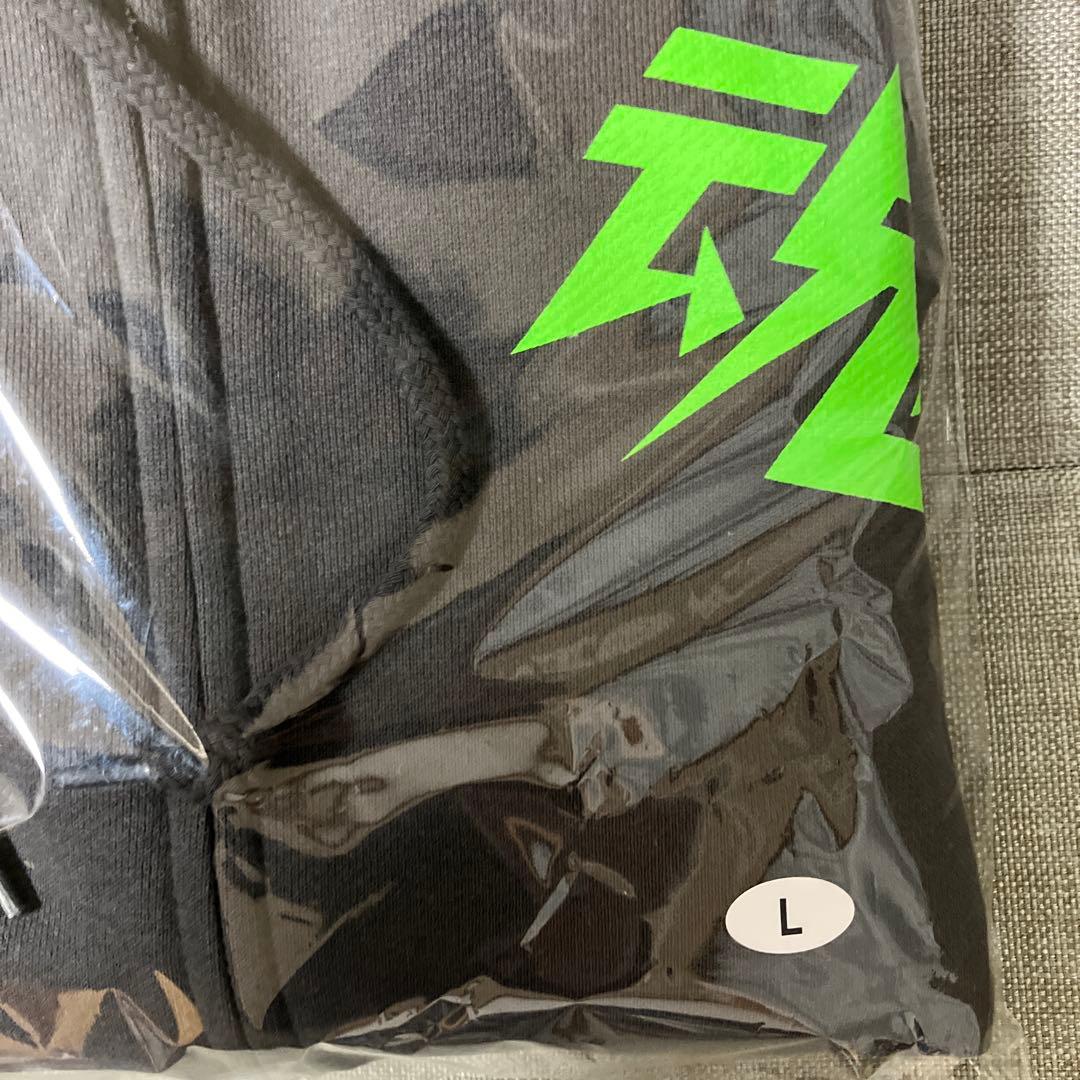 グループ魂　フルジップパーカー　スミクロ Lサイズ