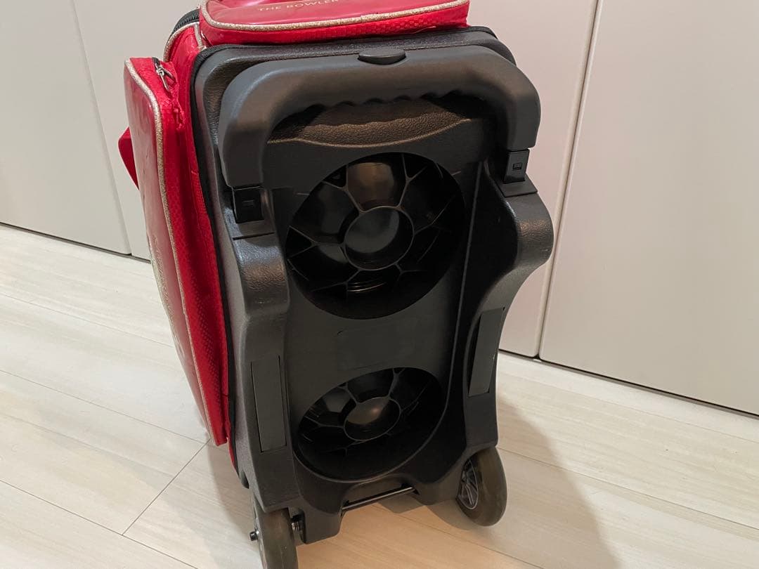 STORM 2ボールローラーバッグ 赤 キャスター付き