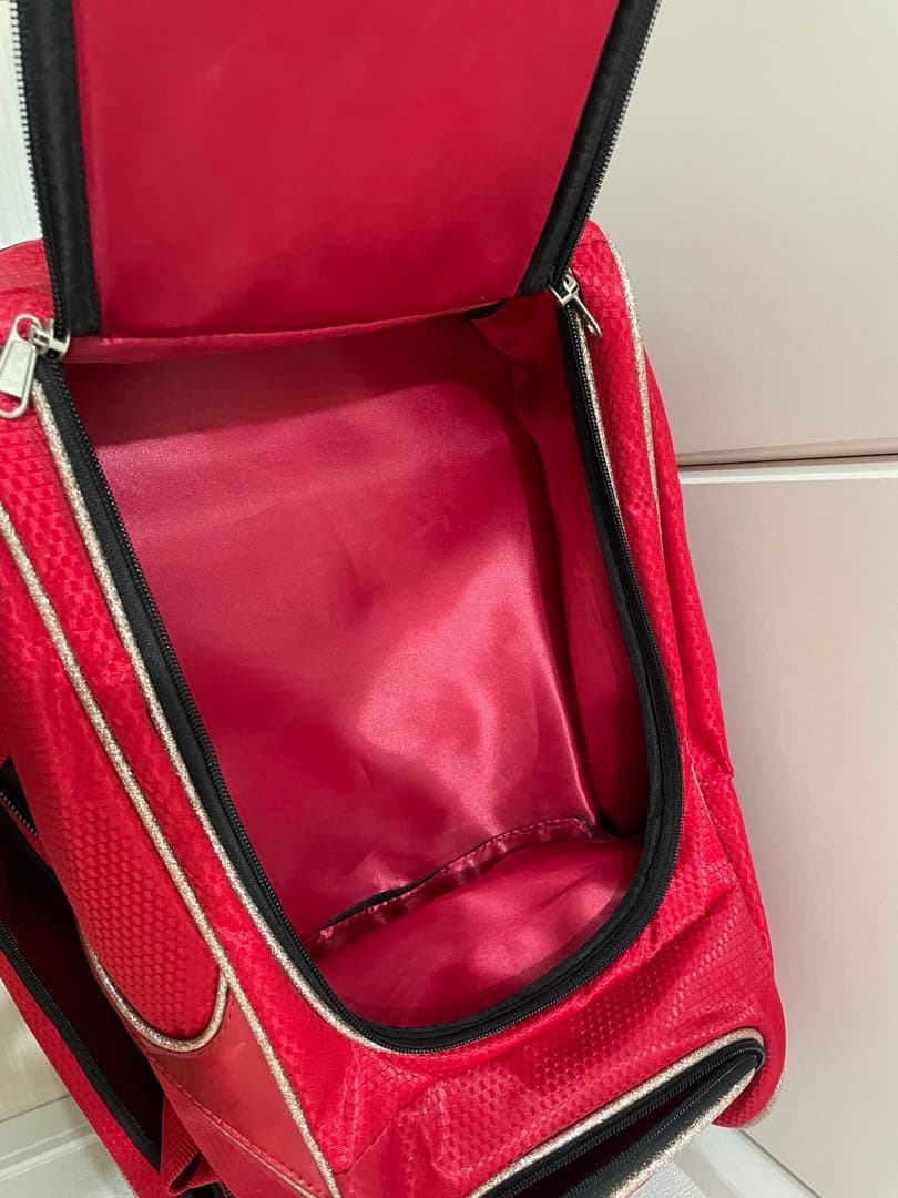 STORM 2ボールローラーバッグ 赤 キャスター付き