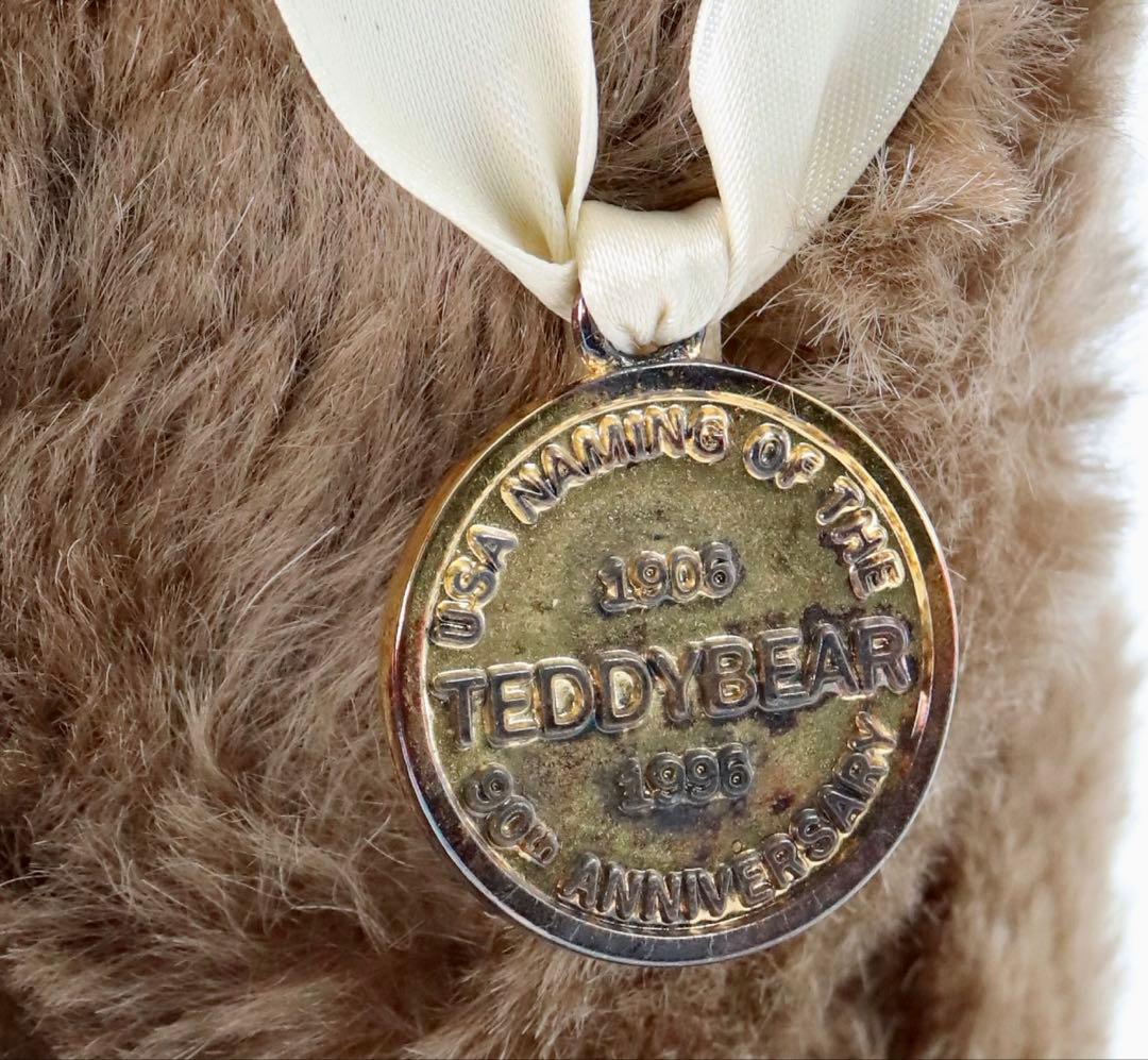 QVC BERRYMAN BEAR 1996 メダル付きテディベア 約27cm