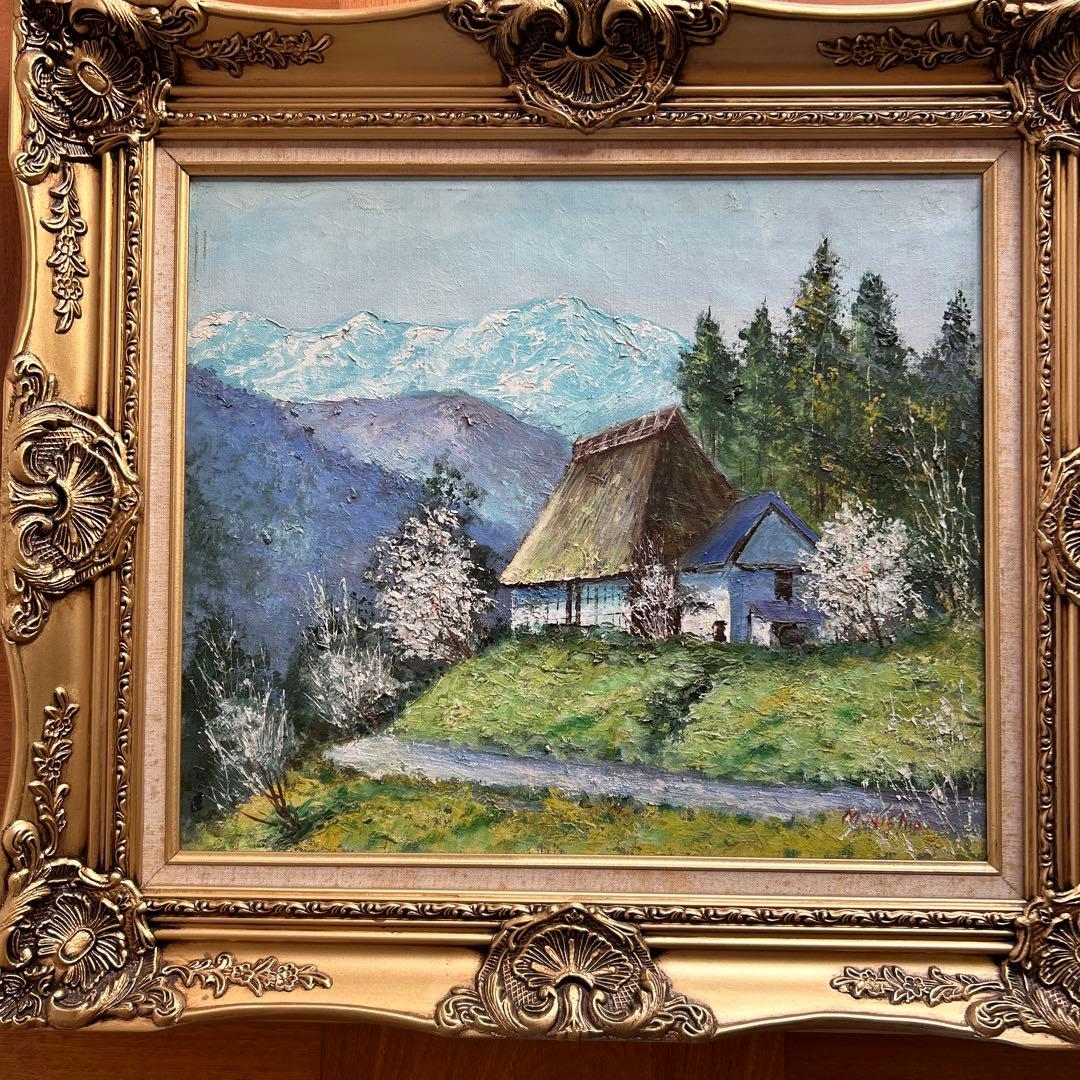 油彩画  風景画