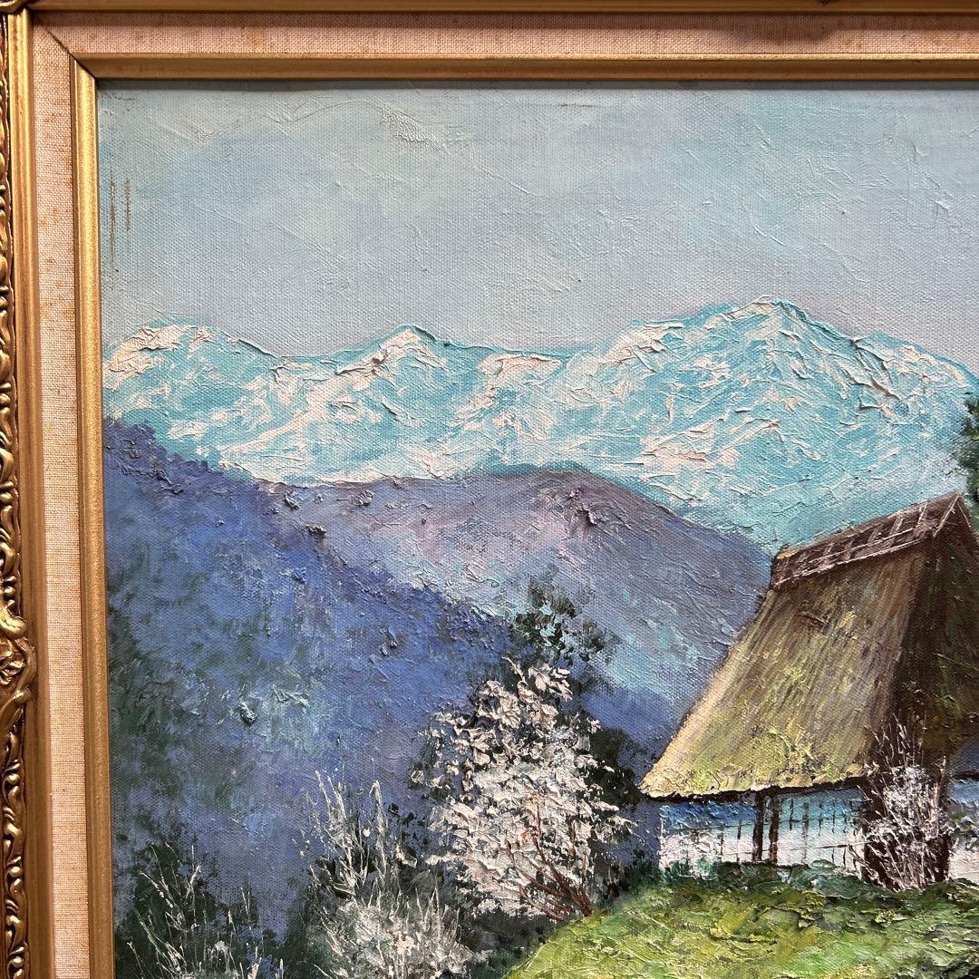 油彩画  風景画