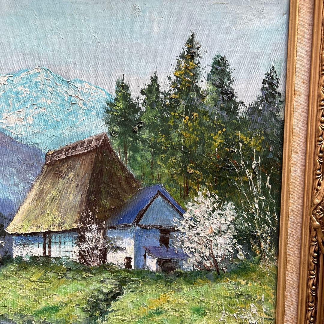 油彩画  風景画