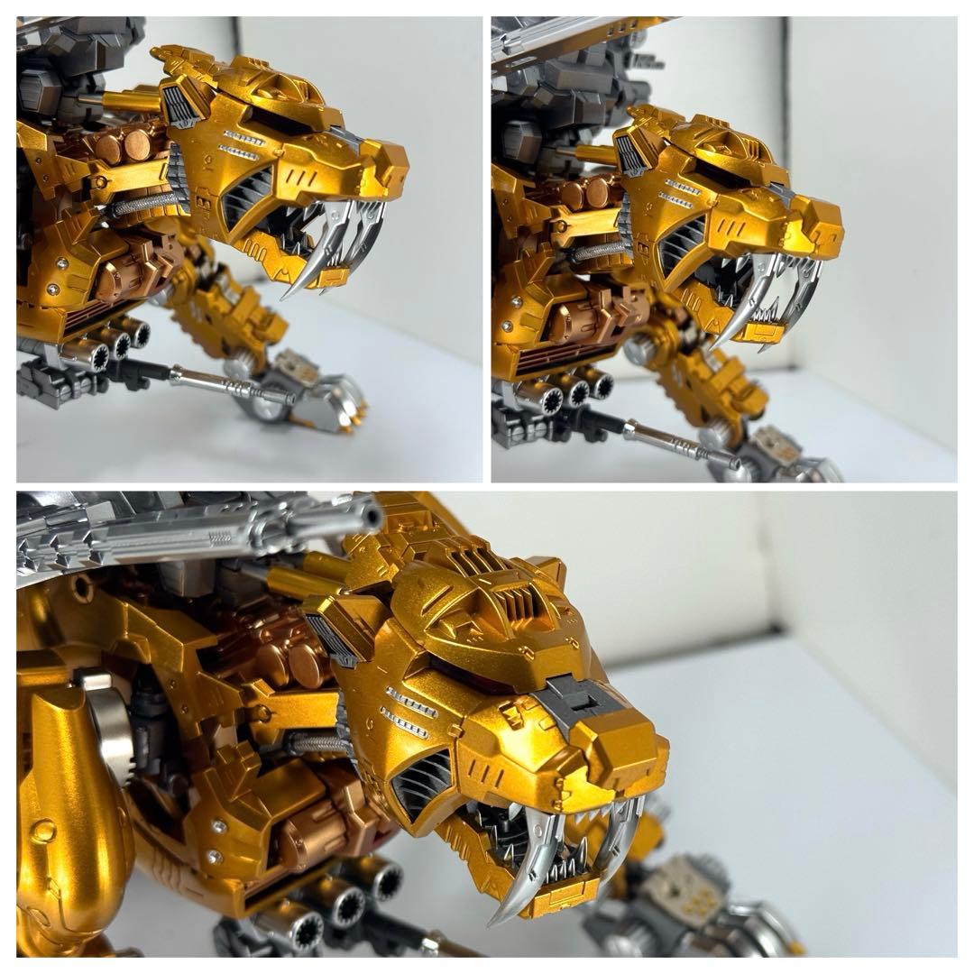 コトブキヤ　HMM ゾイド　セイバータイガー　ゴールド風　全塗装