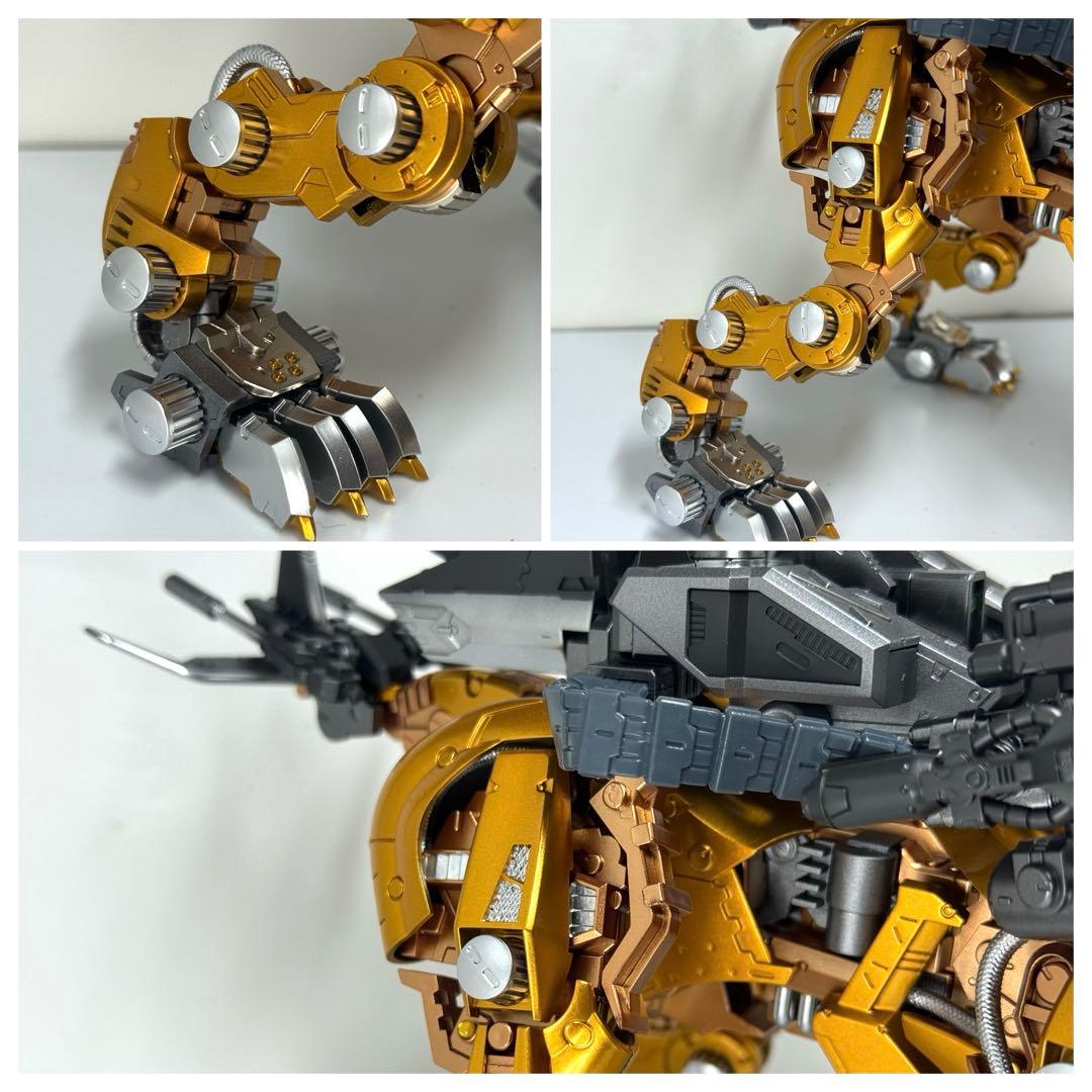 コトブキヤ　HMM ゾイド　セイバータイガー　ゴールド風　全塗装