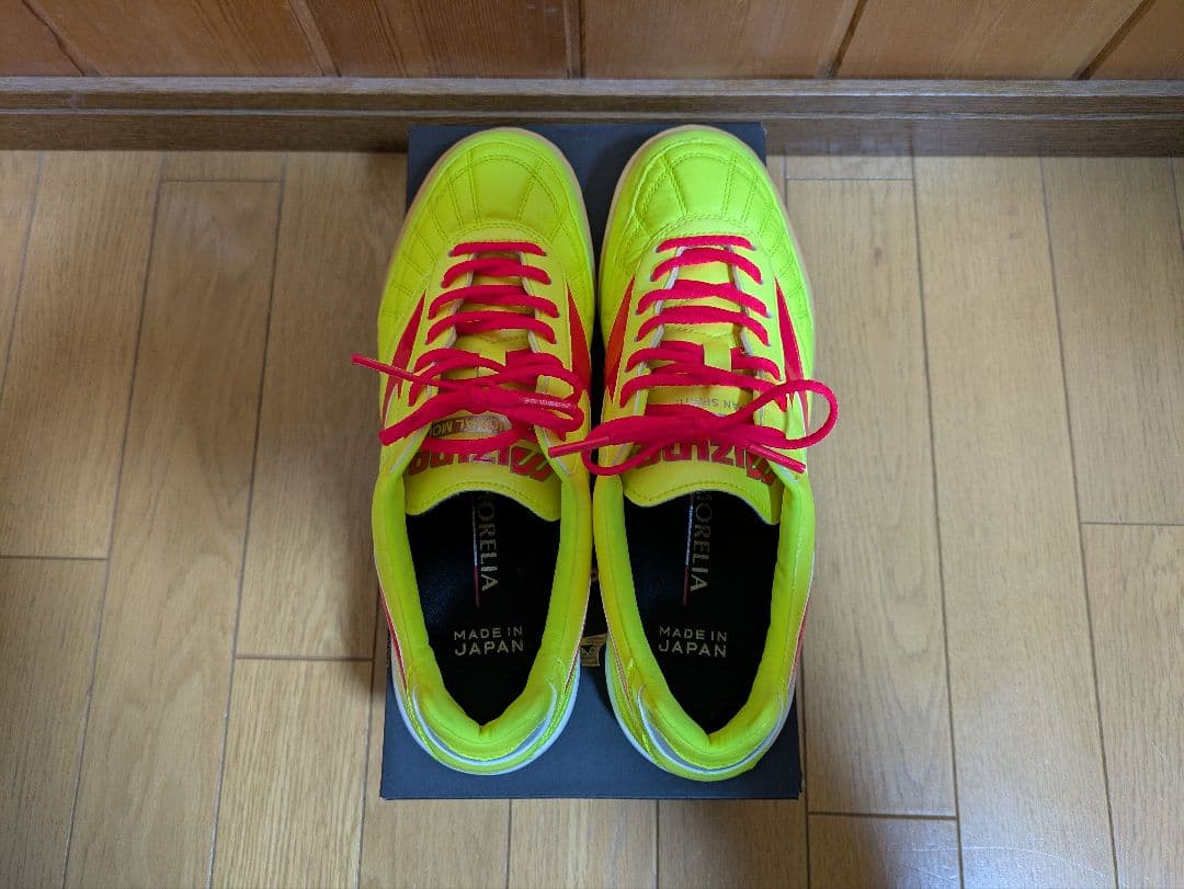 ミズノ モレリア サラ ジャパン IN 24.5cm 試し履き1回のみ 新品同様