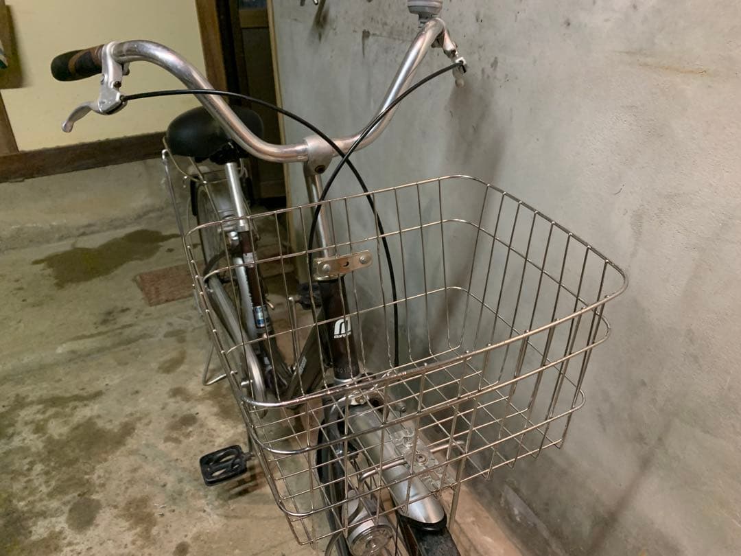 【マルイシ】シティサイクル ダークブラウン 24インチ