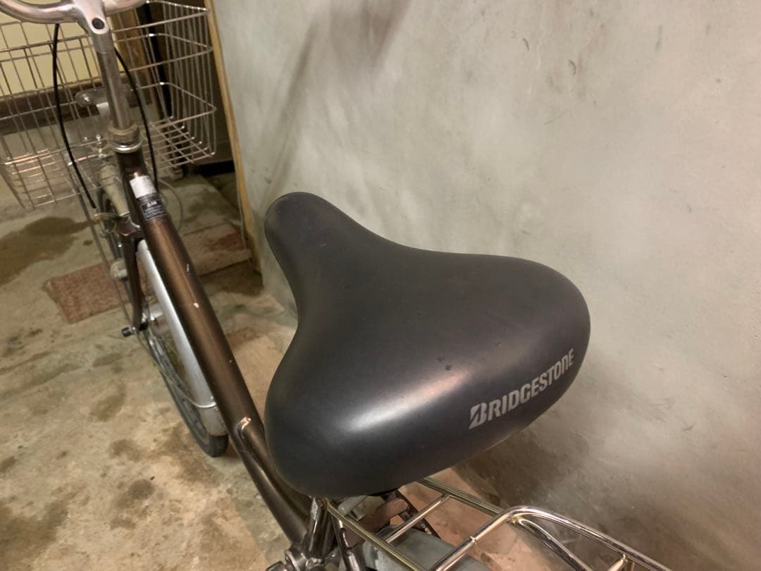 【マルイシ】シティサイクル ダークブラウン 24インチ