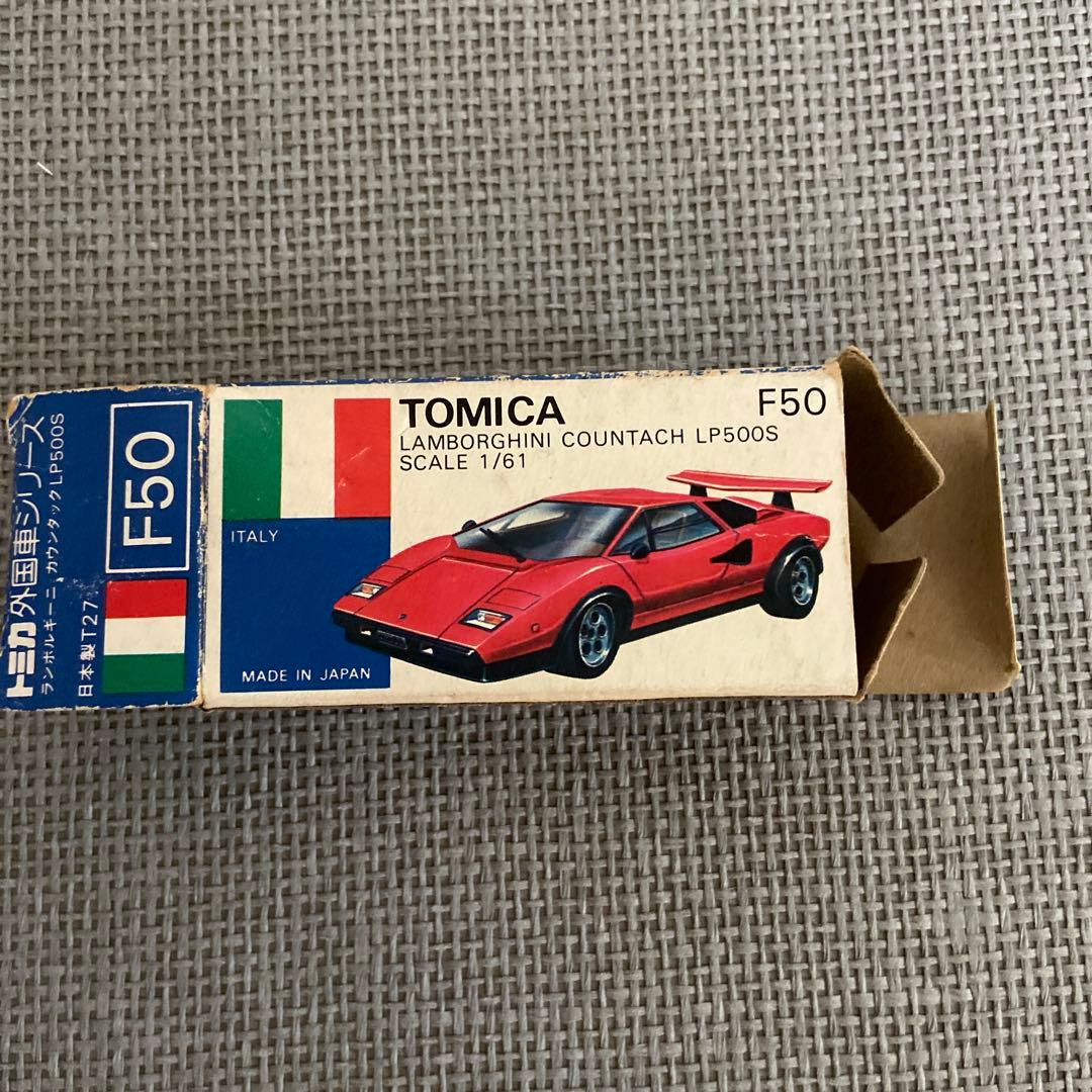 トミカ ランボルギーニ カウンタックLP500S 日本製 青箱 外国車シリーズ