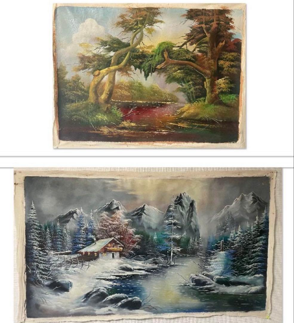 【雰囲気抜群】美しい風景画2点セット｜一点物・インテリア映え｜早い者勝ち