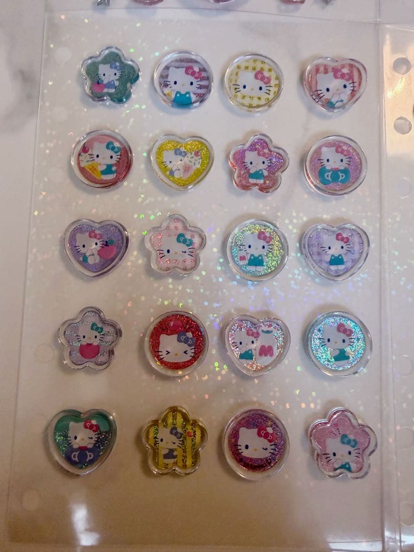 マイメロディ ハローキティ シール帳完成品♡