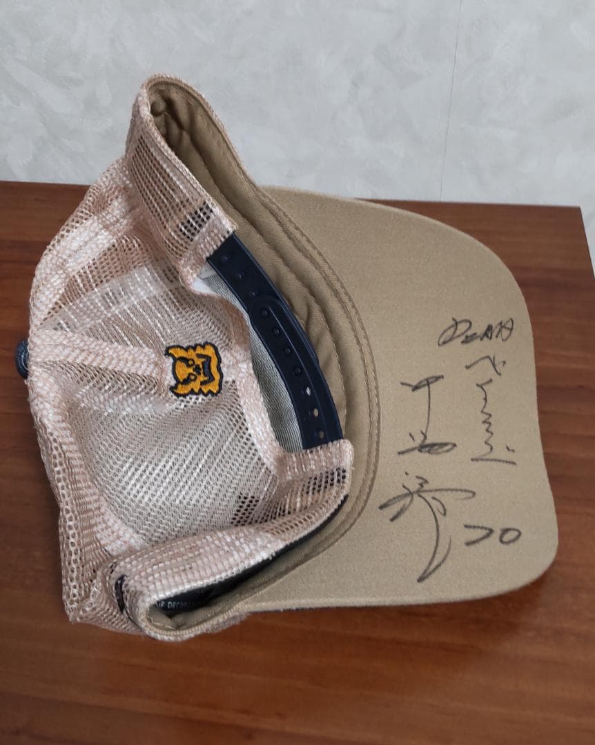 #70 中畑清 直筆サイン ＣＡＰ ※初キャンプ 創立 初年度 ☆ベイスターズ