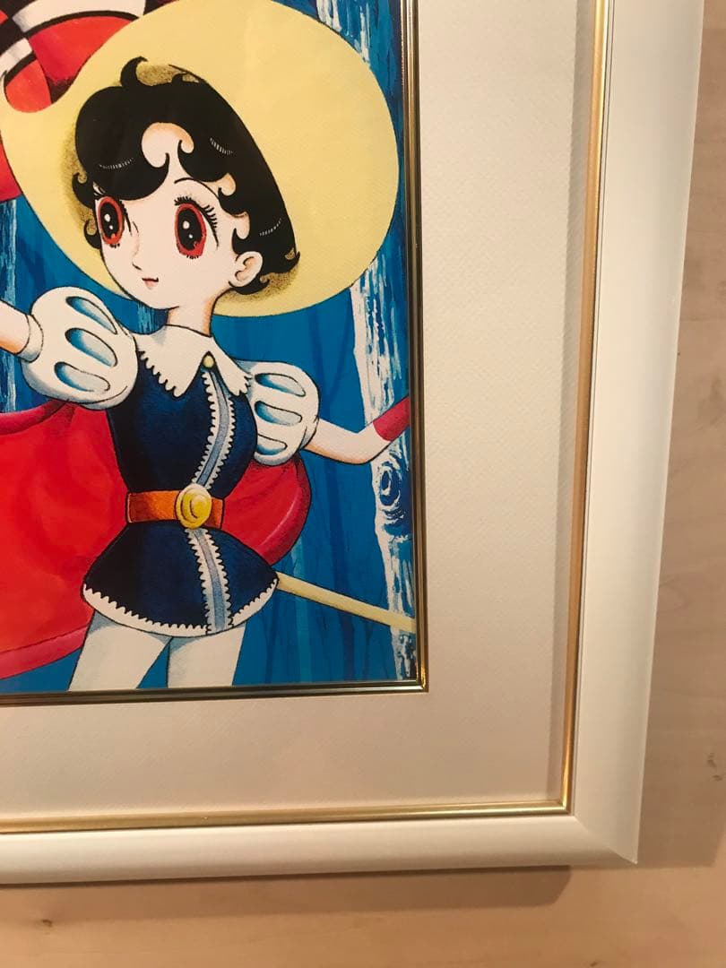 手塚治虫「戦いの時」ピエゾグラフ・キャンバス仕様　版上サイン・作品証明シール有り