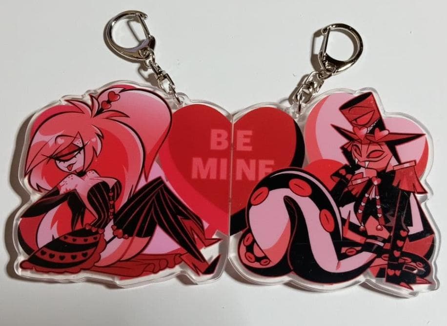 ハズビンホテル バレンタインアクキー チェリーボム&サーペンシス