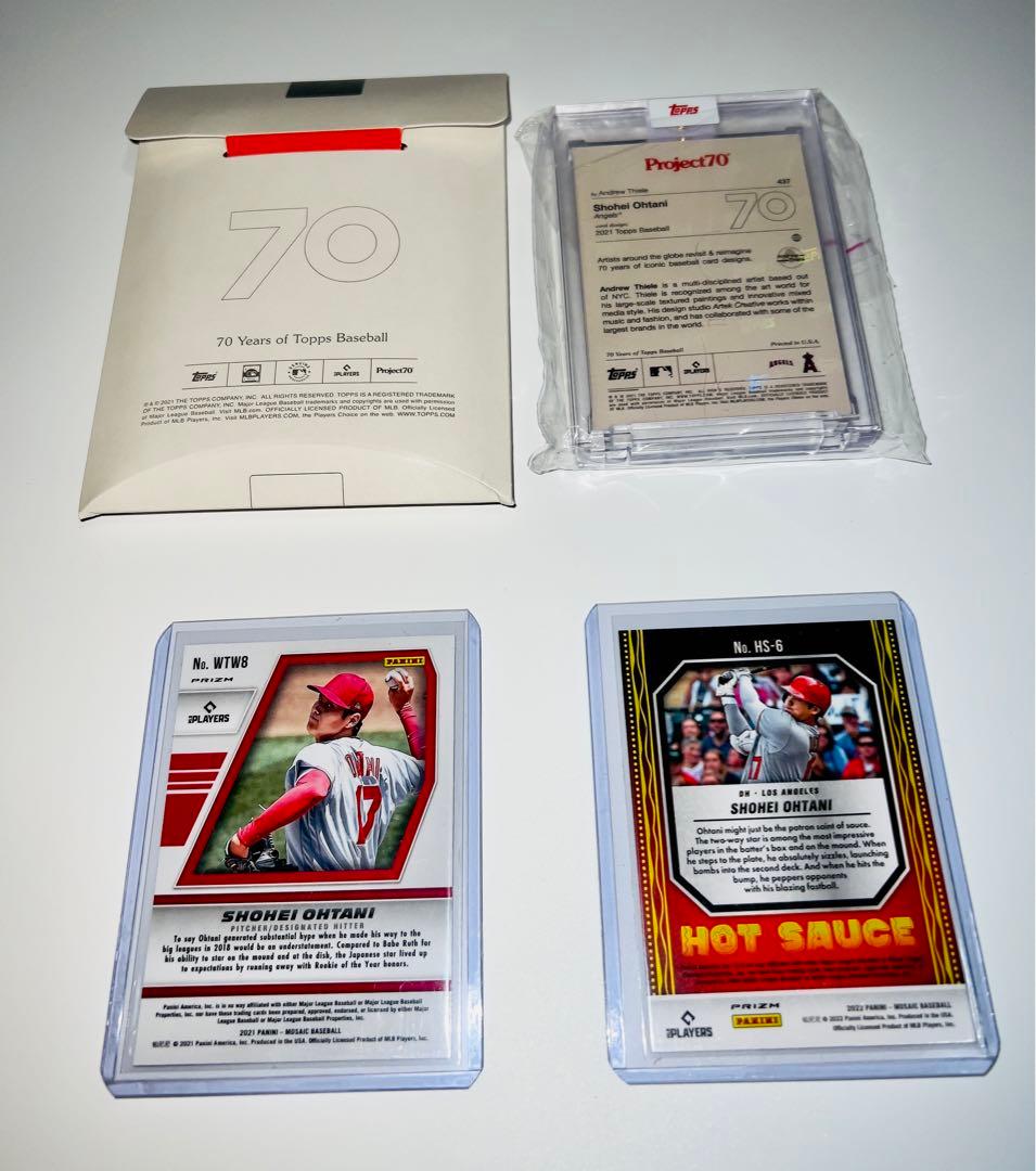 未使用 大谷翔平プレミアムフィギュア ゴールドサインプレート＋激レア野球カード