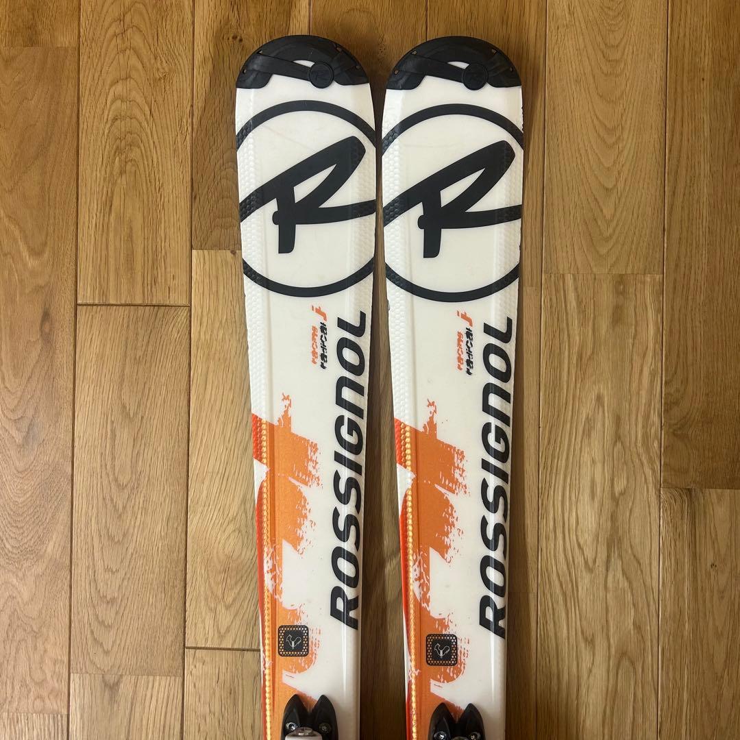 ROSSIGNOL スキー板(130cm）とストック(85cm）セット