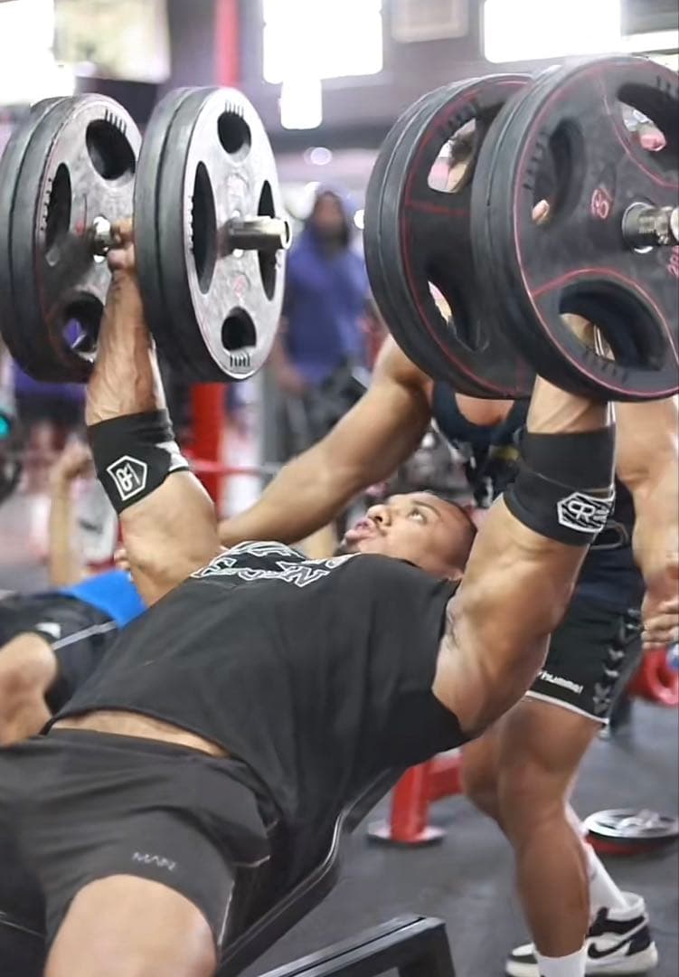 パーソナルレコード　PR　エルボーラップ　ブラック色　トレーニング　筋トレ