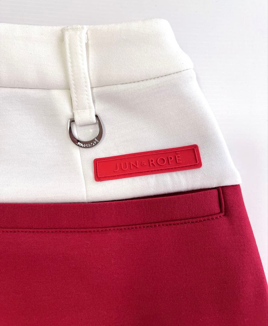 【新品タグ付き】ジュンアンドロペ セットアップ　レッド　ボンディング