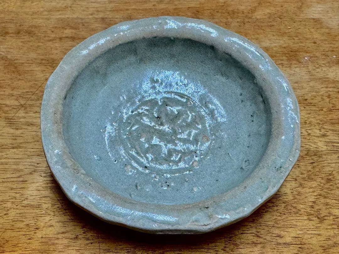 李朝？　青磁小皿