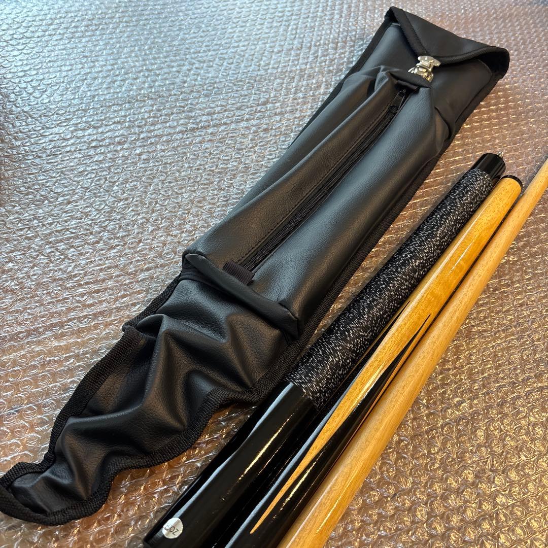 ビリヤード　キュー　3分割　ケース付き　スリーピース　19OZ