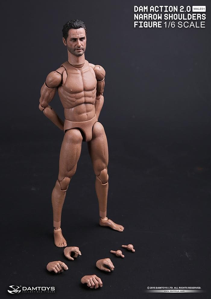 DAMTOYS　NARROW SHOULDERS BODY 1/6 RICK