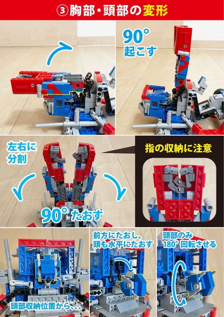 ご購入者様用 変形のしかた オプティマス編