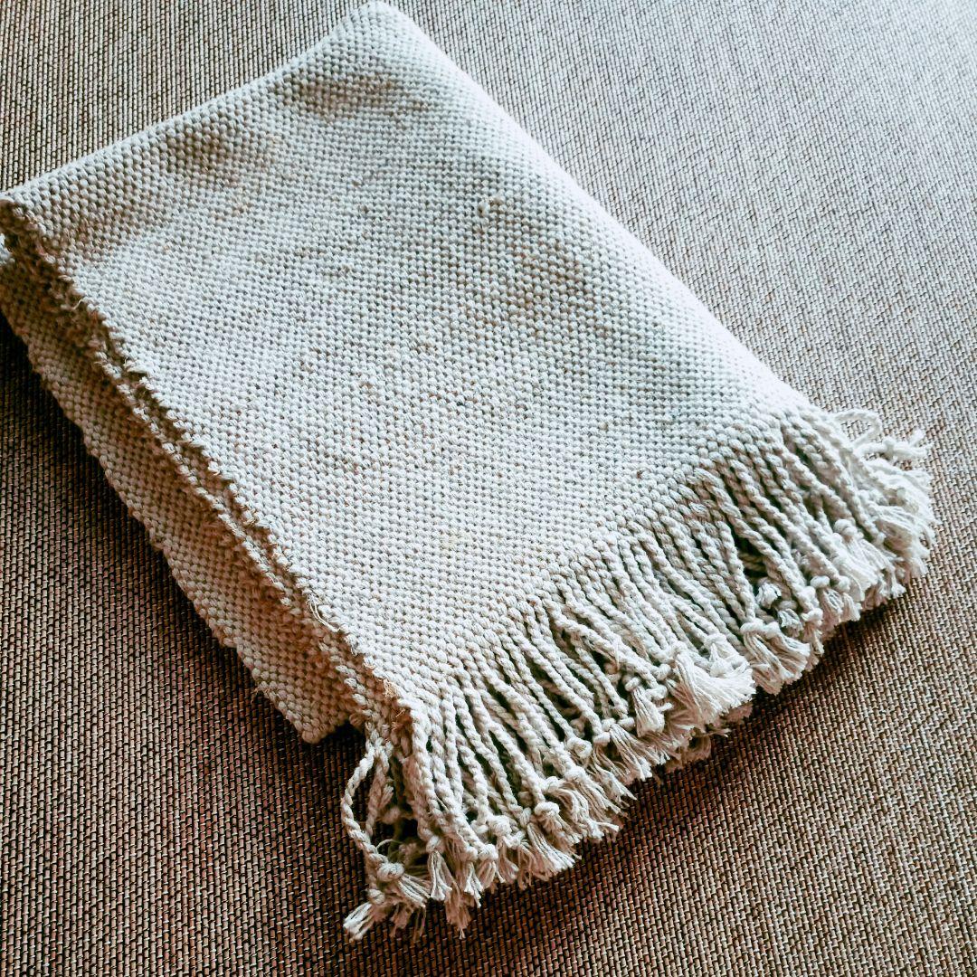 天然繊維ヨガマット　手紡ぎ手編みのスペッシャル　ヨガマット ヨガラグ ラグマット