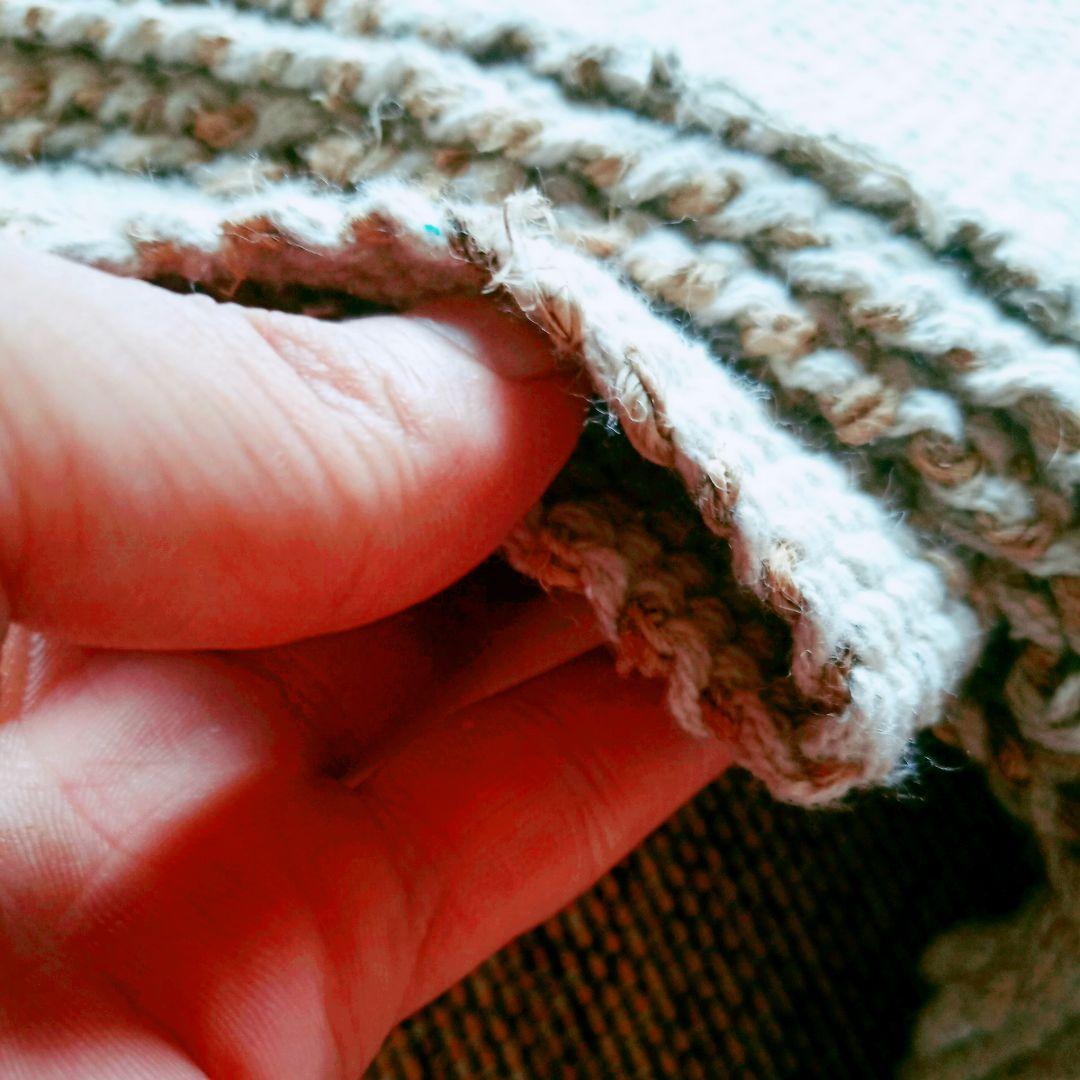 天然繊維ヨガマット　手紡ぎ手編みのスペッシャル　ヨガマット ヨガラグ ラグマット