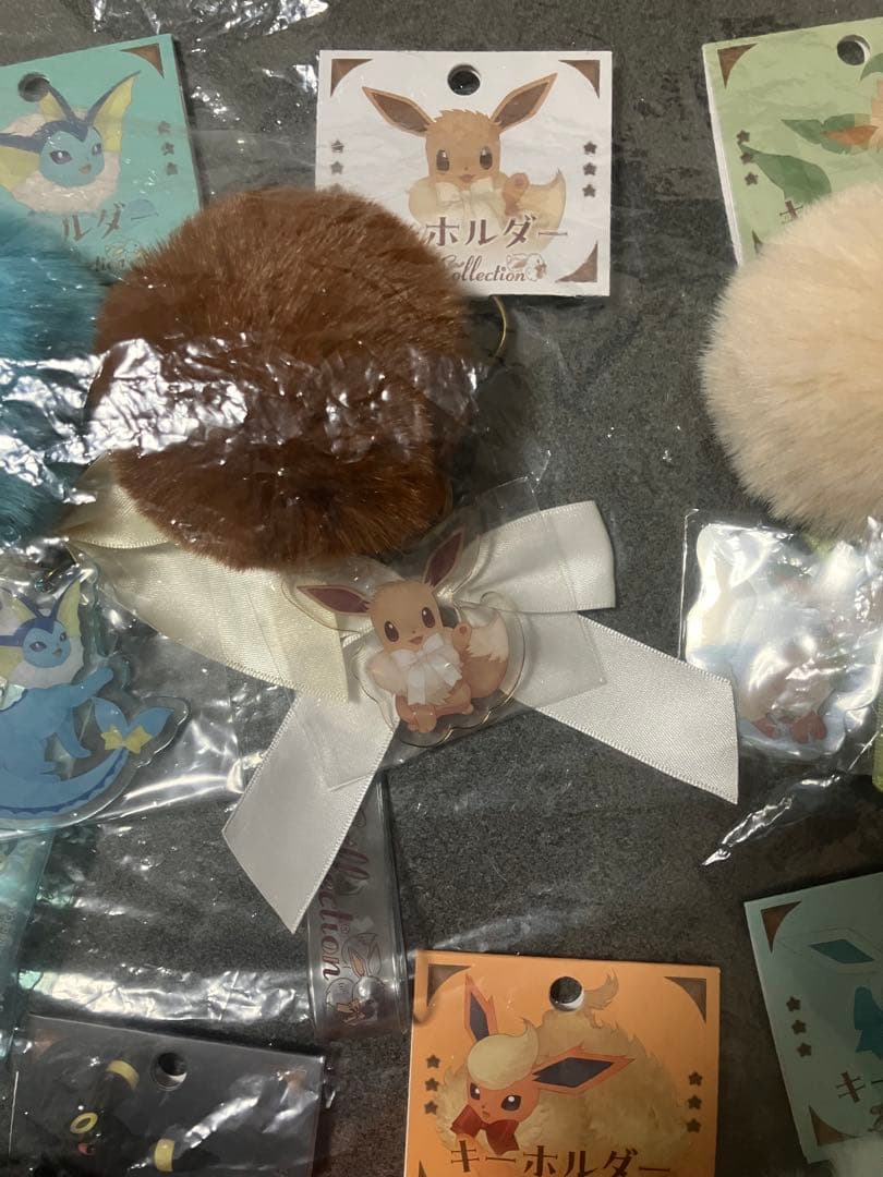 【新品】ポケモン　キーホルダー　Eevee Collection ブイズ