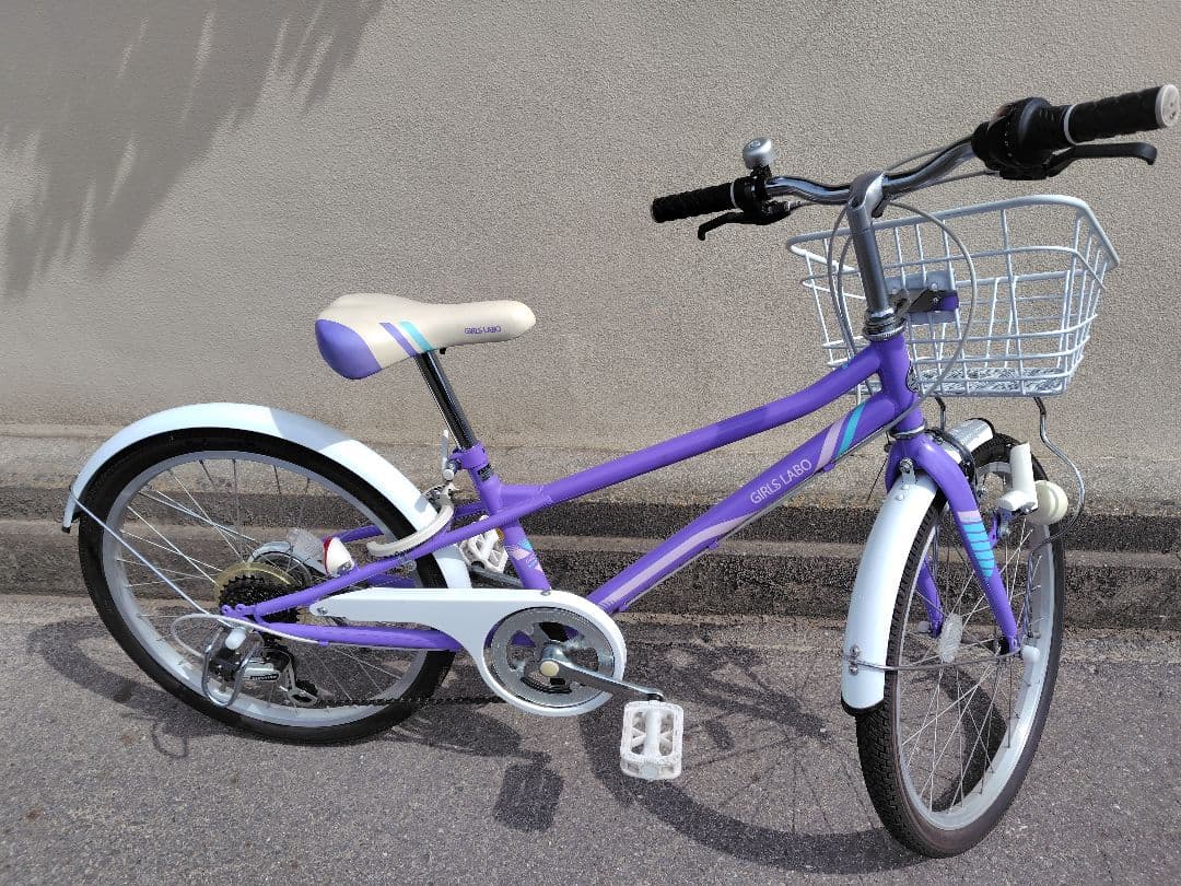 自転車22インチ　希少の6段変速！　子供　愛知県　美品　安い