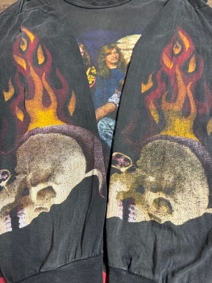 SKID ROW（スキッド・ロウ）ロングスリーブ Tシャツ 黒