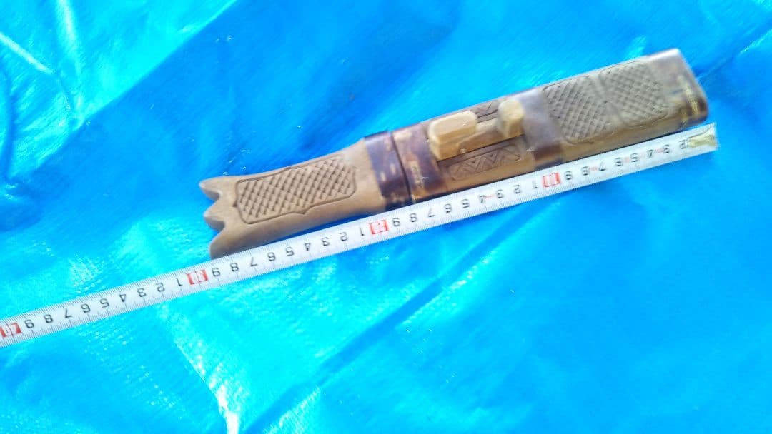 (値下げ)イリマキリ　アイヌ伝統民具　皮はぎ小刀　タシロ