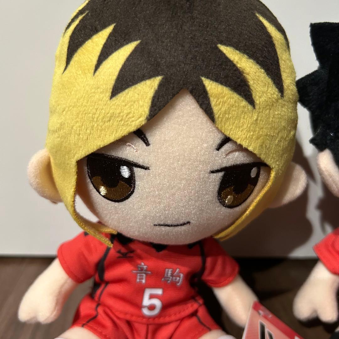 ハイキュー　オリジナルぬいぐるみ　エラー品　レア景品　研磨　黒尾